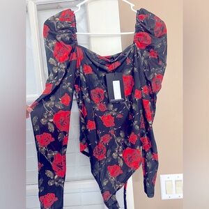 Pretty little thing square neck top